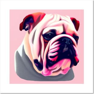 Realistic Bulldog #1 Posters and Art